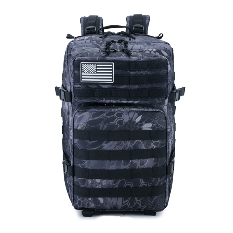 BP08 Outdoor Sports 45L Tactical Backpack - Large Capacity Travel, Camping, Hiking and Daily Carry Bag - Image 11