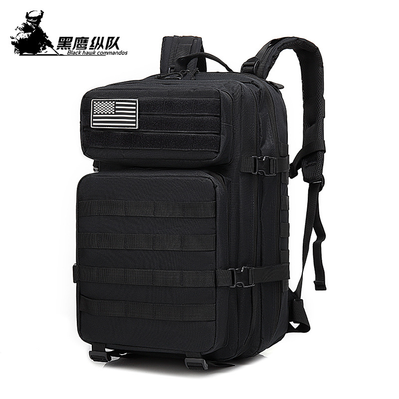 BP08 Outdoor Sports 45L Tactical Backpack - Large Capacity Travel, Camping, Hiking and Daily Carry Bag - Image 15