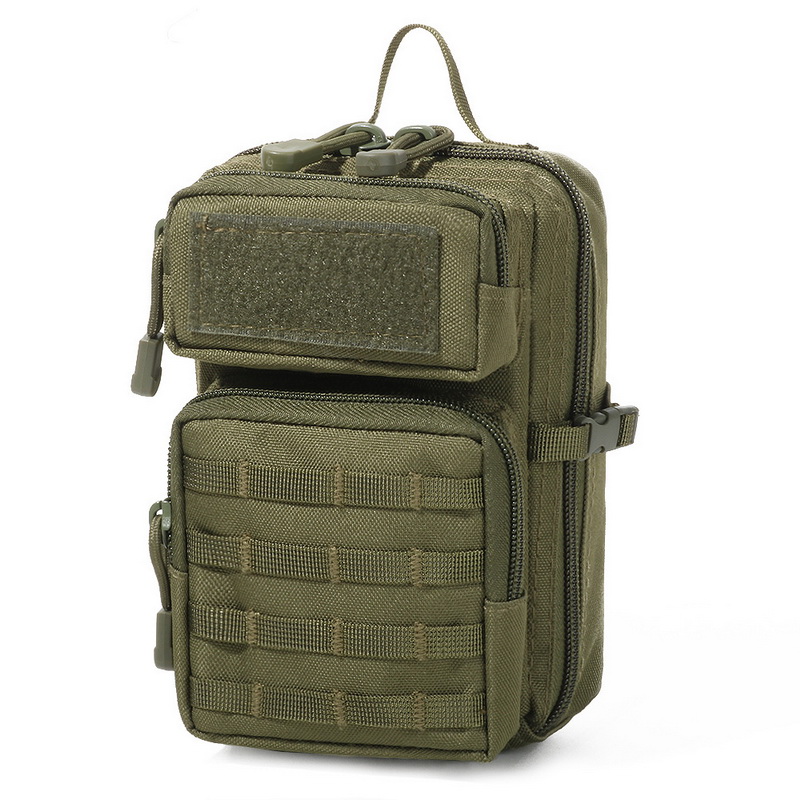 BG12 Tactical Mini Crossbody Pouch – MOLLE EDC Phone Waist Bag - Image 10