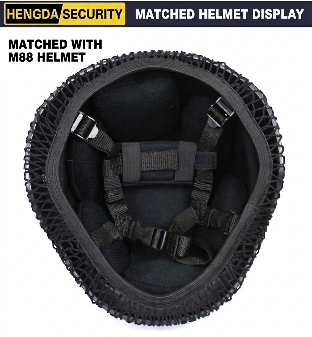 HC04 Close-Mesh Helmet Camouflage Net Cover for M88, M35, M1 and Similar Steel Helmets - Image 3
