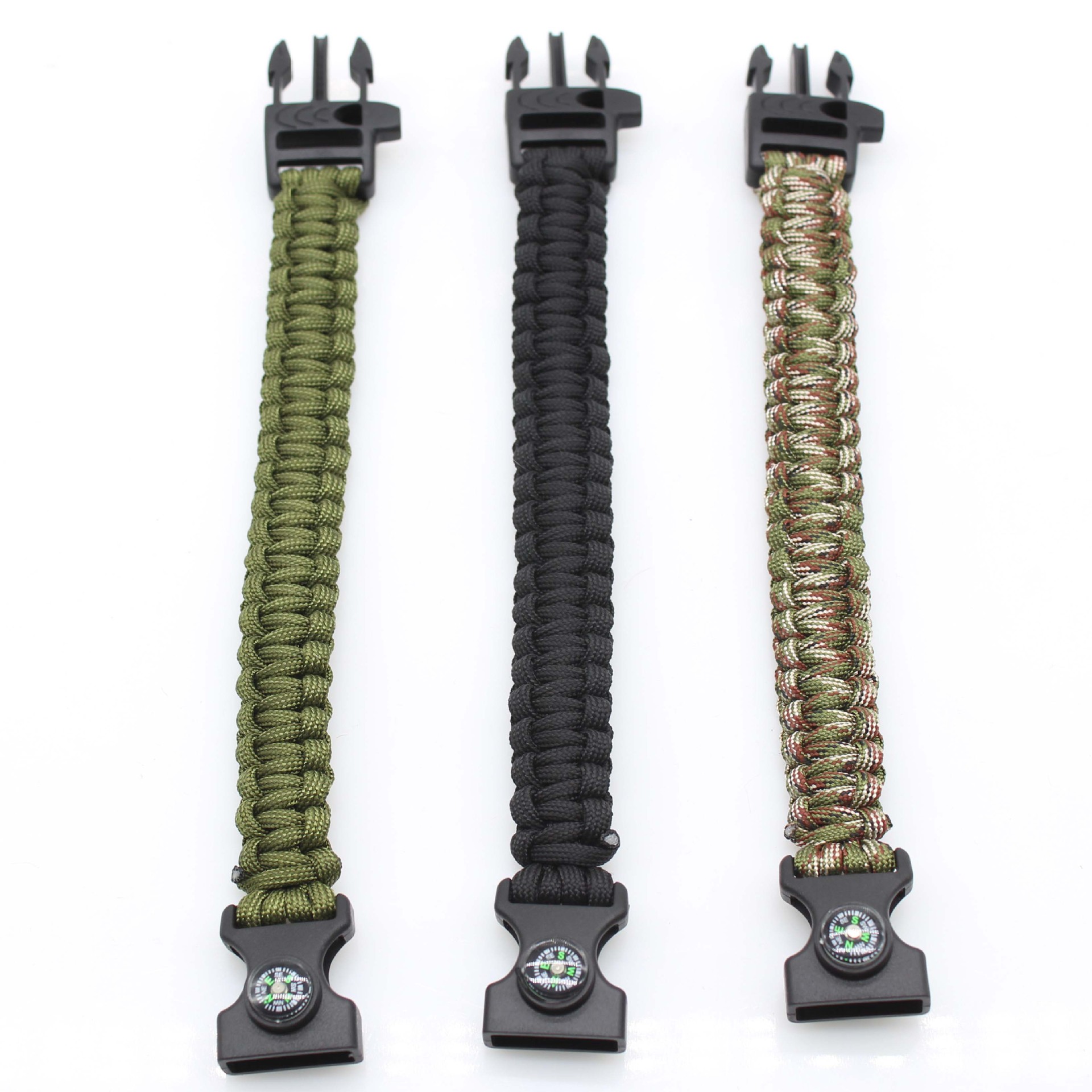 CG05 Multifunctional Paracord Survival Bracelet with Mini Compass - Image 2