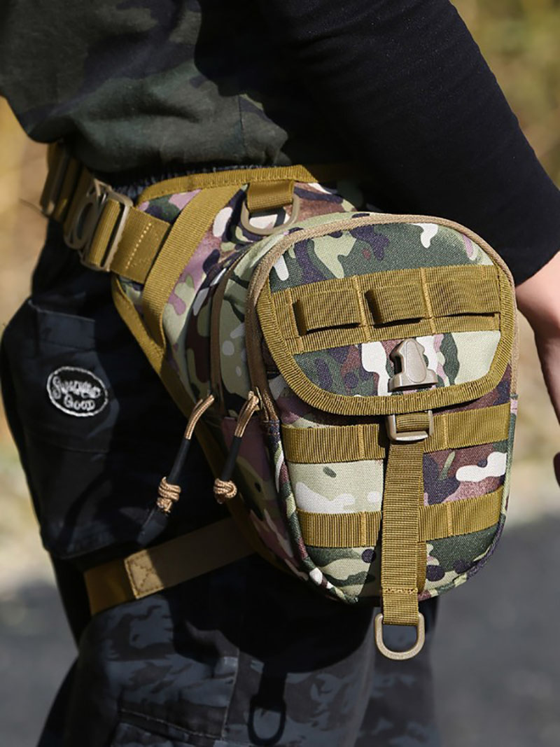 BG06 Tactical Waist and Leg Bag – Multifunctional Outdoor Riding Utility Bag - Image 3