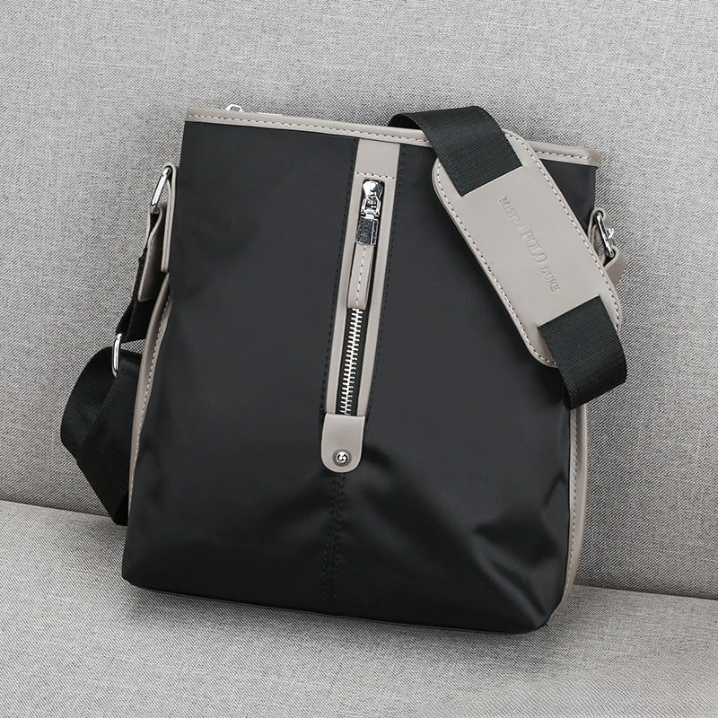 BG24 Classic Oxford Crossbody Shoulder Bag – Lightweight Everyday Commuter Satchel for Men - Image 2