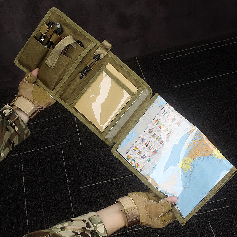 BG56 Multifunctional Waterproof Map Case – Tactical Notebook, Map, and Outdoor Organizer Pouch - Image 2