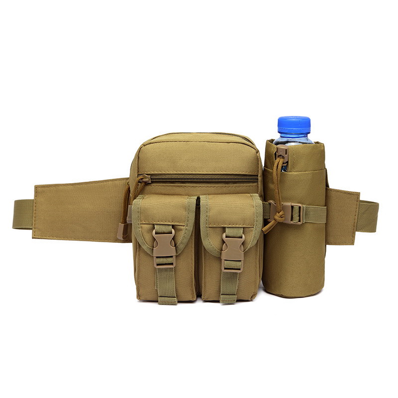 BG62 Multi-Functional Tactical Running Waist Bag with Hidden Water Bottle Holder and Anti-Theft Phone Pocket - Image 2
