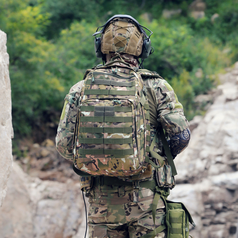 BP03 Tactical Assault Mountaineering Backpack with Large Capacity, MOLLE Storage System, and Outdoor Adventure Design - Image 2