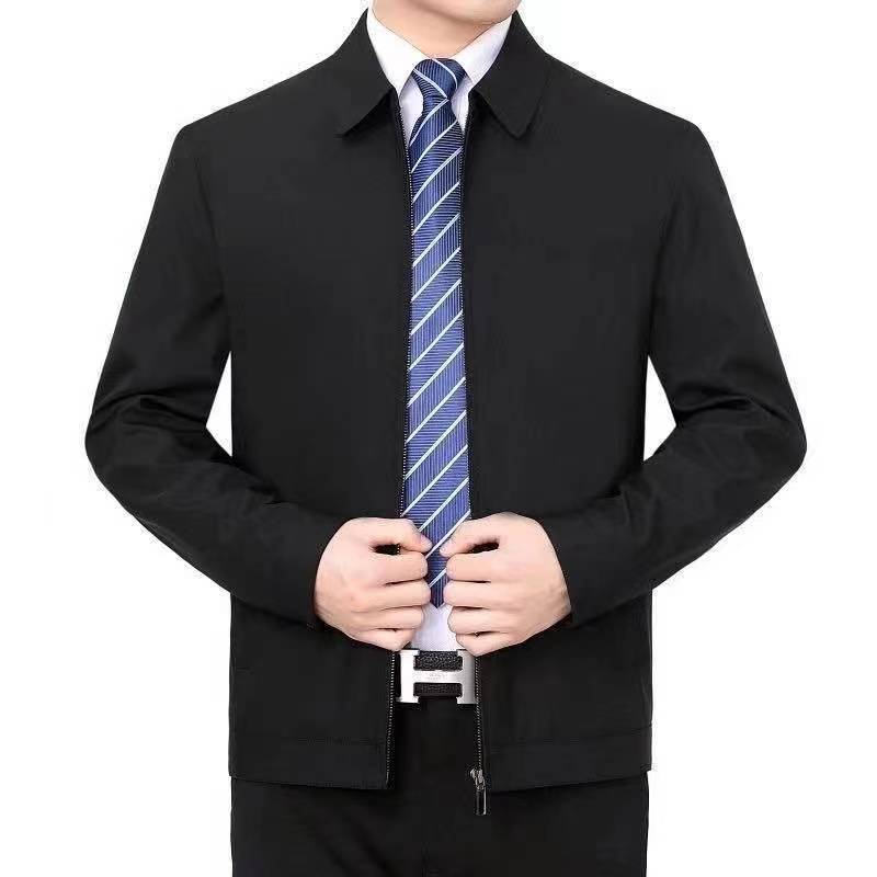 JK07 Men's Business Casual Spring Autumn Lapel Jacket - Image 2