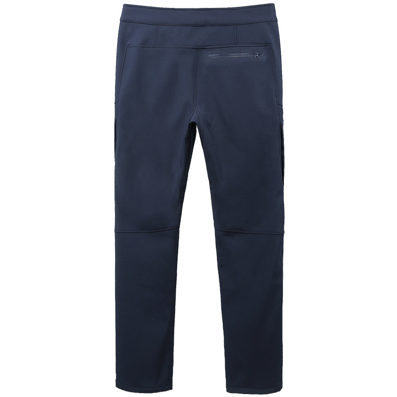 IX11 Fleece-Lined Softshell Tactical Pants – Warm Outdoor Utility Trousers with Adjustable Waist and Zip Pockets - Image 2