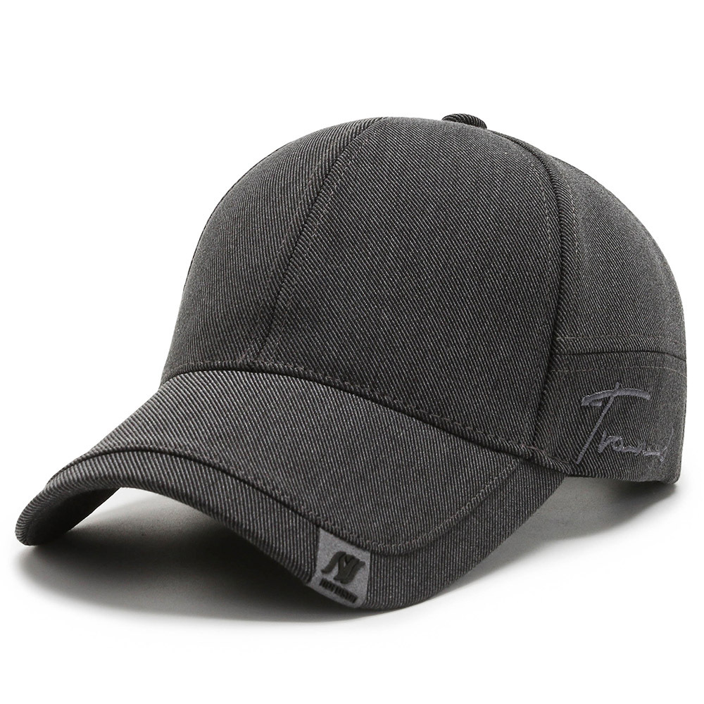 C16 Korean Style Large Brim Cotton Baseball Cap for Sun Protection - Image 2