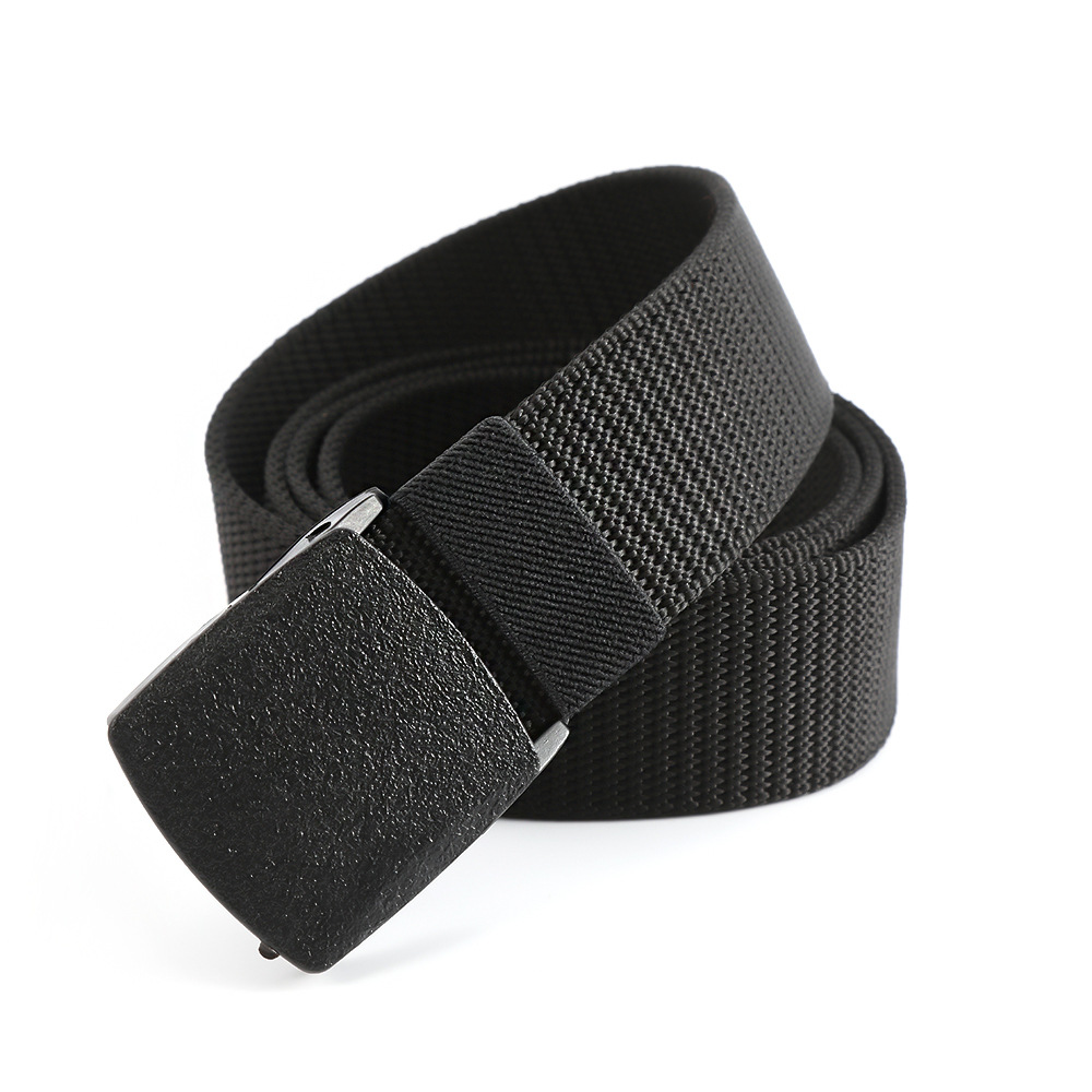 B09 Simple Casual Tactical Nylon-Style Belt with Plate Buckle - Image 4