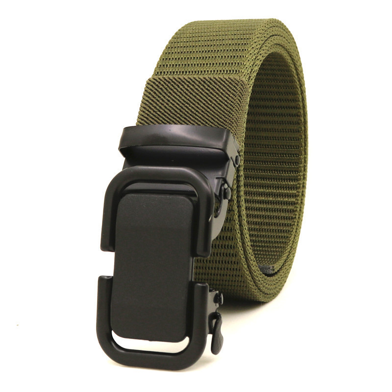 B21 Casual Canvas Automatic Buckle Belt for Daily Wear and Outdoor Style - Image 2