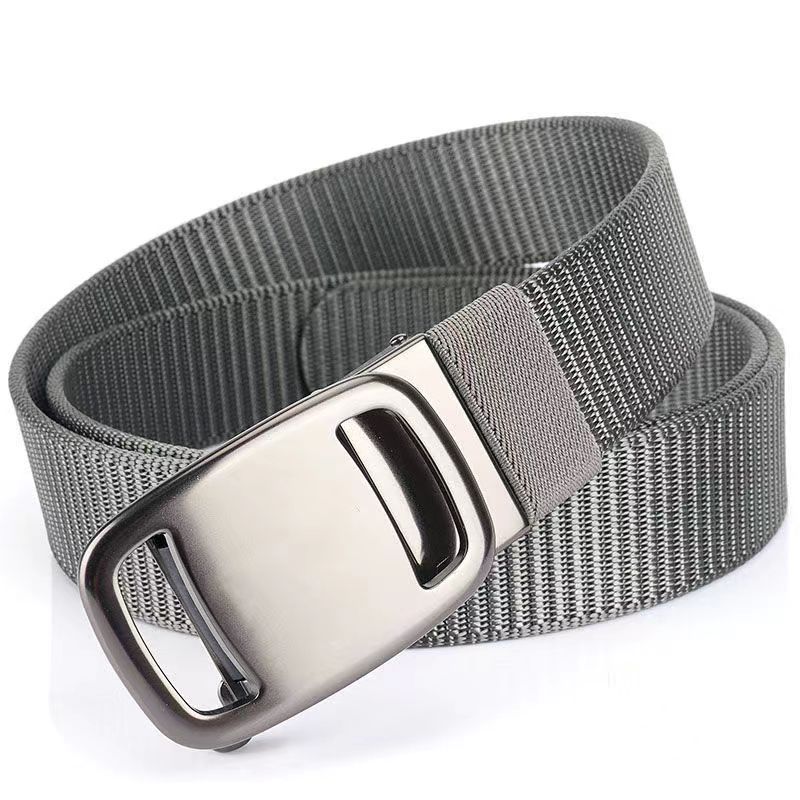 B25 Automatic Buckle Nylon Canvas Casual Belt for Outdoor, Daily Wear & Military Training Style - Image 2