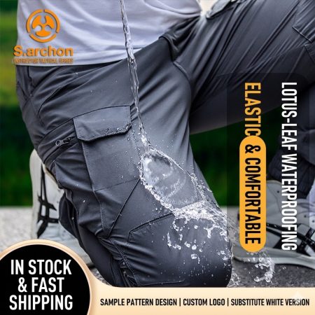IX7S Lightweight Tactical Cargo Pants – Summer Stretch Outdoor Trousers