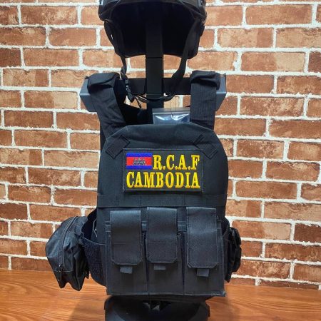 A14 Black Tactical Armor Vest with Modular Pouches