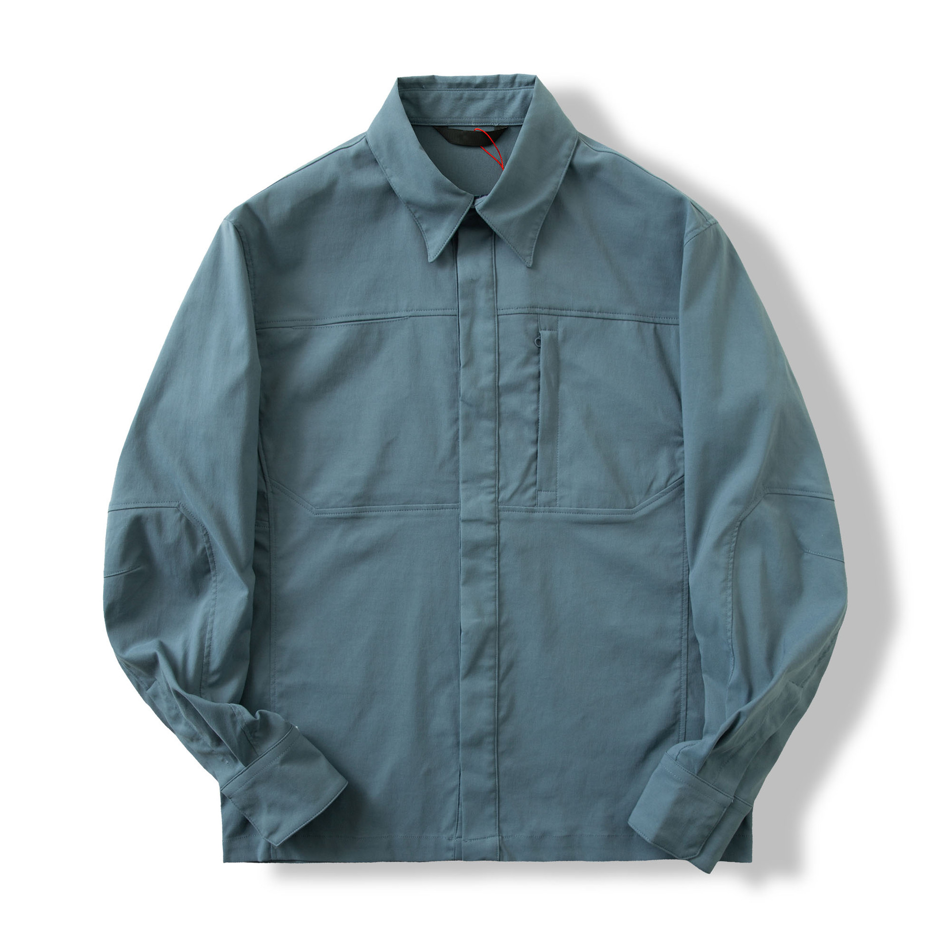 SHL30 Spring & Autumn Men's Commuter Shirt Jacket - Casual Retro Multi-Pocket Outdoor Top - Image 2