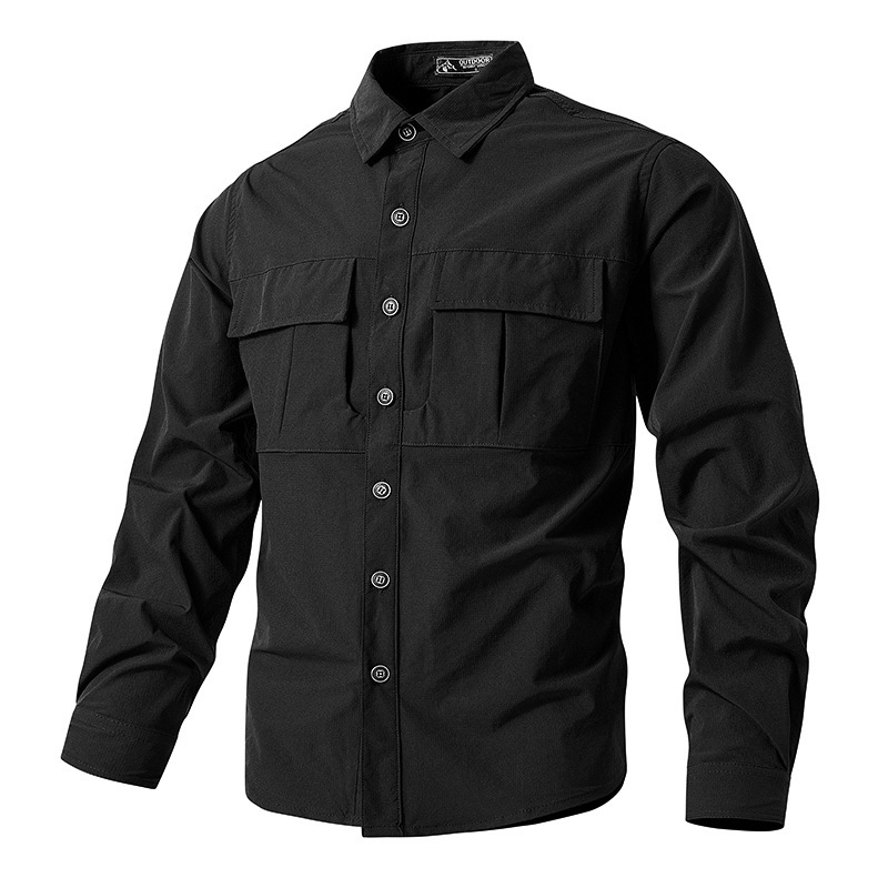 SHL25 Quick-Dry Tactical Long Sleeve Shirt – Lightweight Outdoor Travel Shirt - Image 2