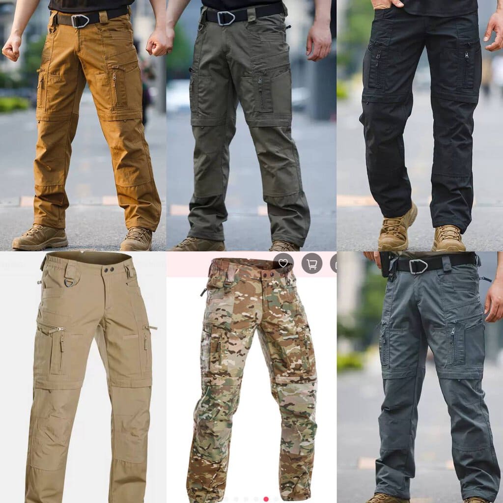 IX24 All-Terrain Tactical Cargo Pants - Water-Resistant Outdoor Utility Trousers - Image 6