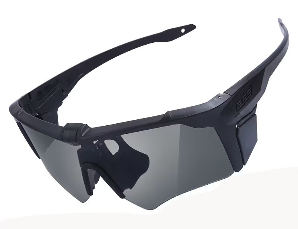GL22 Tactical Protective Sports Glasses with PC Lens, Reinforced Frame & Adjustable Strap