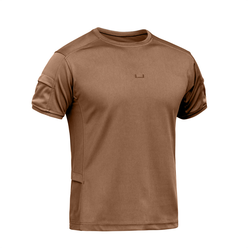 TSS05 Archon Crewneck Quick-Drying T-Shirt – Men's Short-Sleeved Loose Summer Outdoor Tactical Elastic Military-Fan Top - Image 3