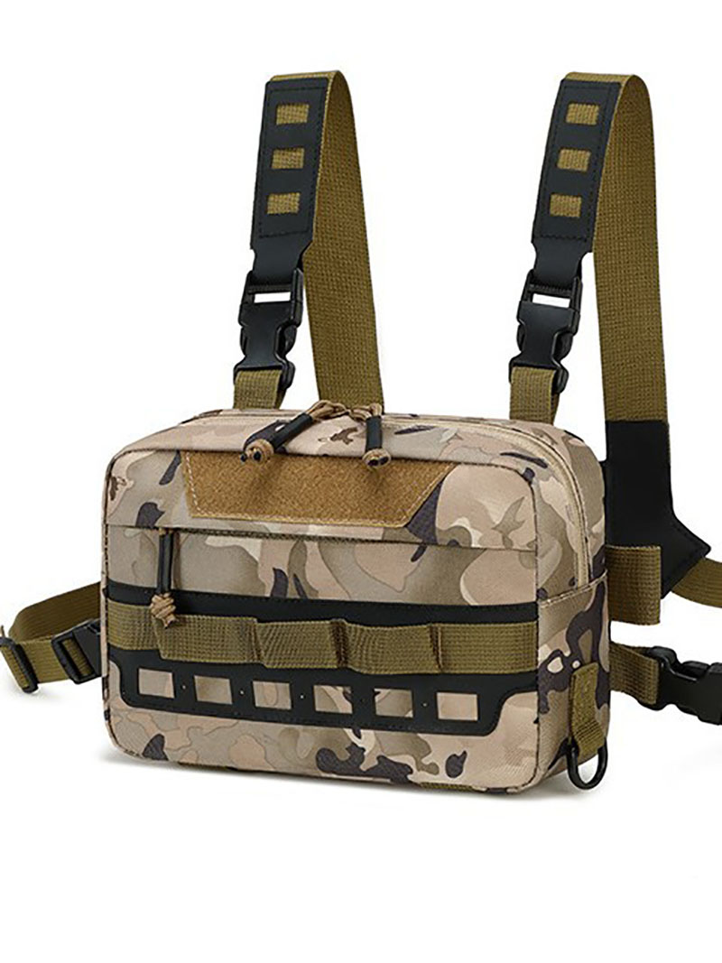 BG05 Tactical Hiking Chest Bag - Lightweight Crossbody Sling Pack for Travel and Outdoor Use - Image 3