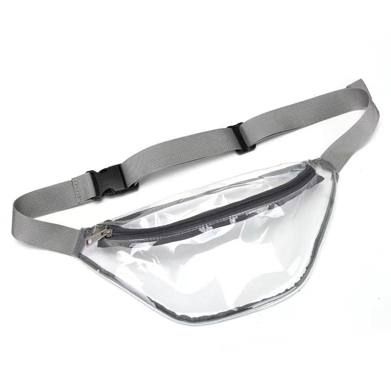 BG55 Transparent Waterproof Waist Bag – Clear PVC Travel Belt Bag for Sports, Festival, and Everyday Carry - Image 3