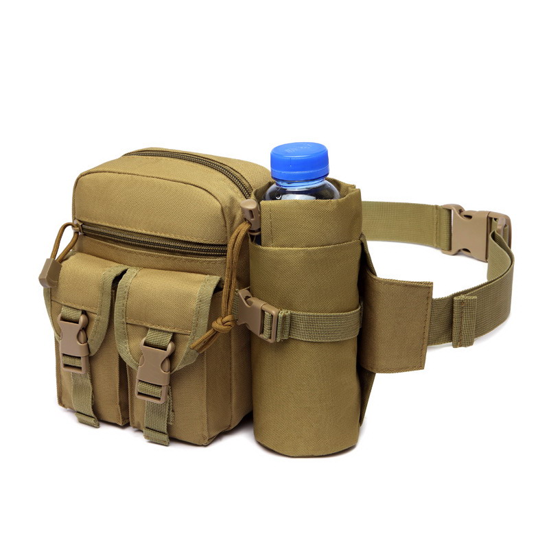 BG62 Multi-Functional Tactical Running Waist Bag with Hidden Water Bottle Holder and Anti-Theft Phone Pocket - Image 3