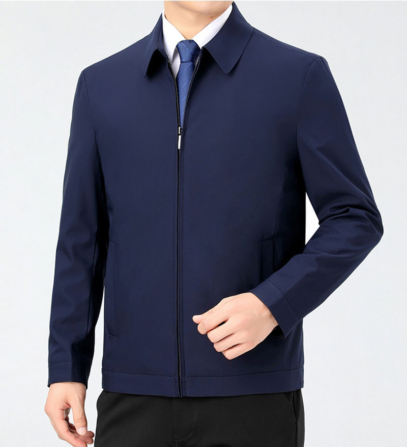JK07 Men's Business Casual Spring Autumn Lapel Jacket - Image 3