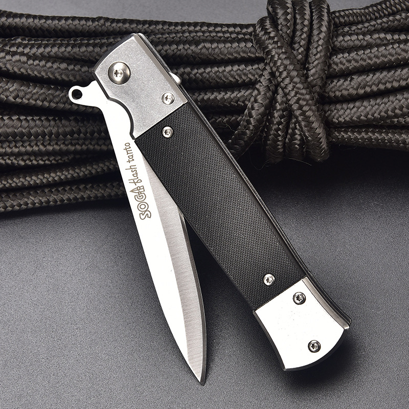 K63 SOGA Flash Tanto Folding Outdoor Survival Knife – High-Hardness 40CR13MOV Steel - Image 3