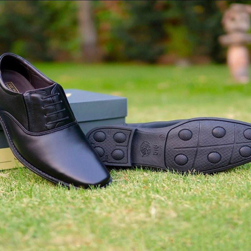 SH15 Premium Military-Inspired Men’s Leather Dress Shoes with Air-Cushioned Sole - Image 3