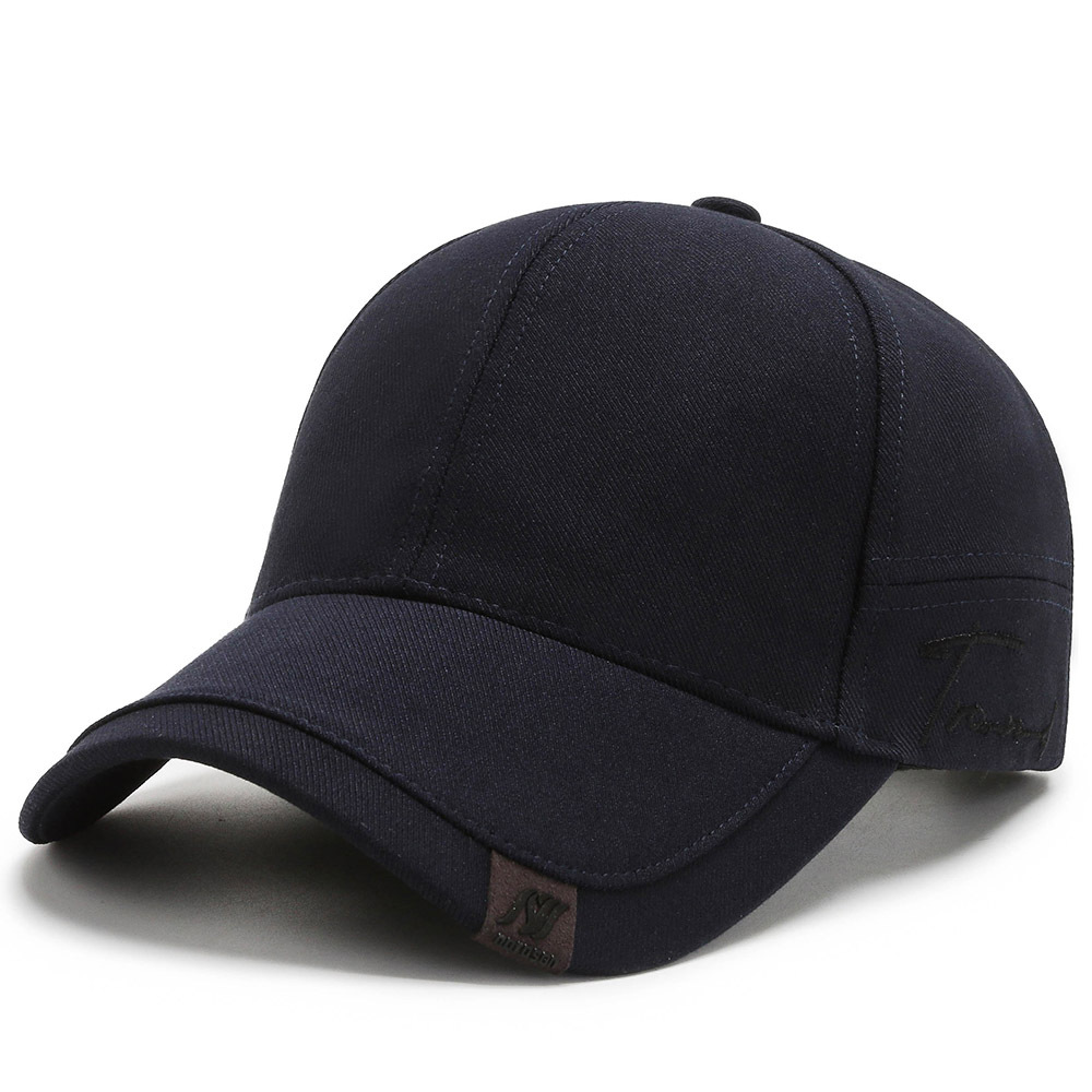 C16 Korean Style Large Brim Cotton Baseball Cap for Sun Protection - Image 3
