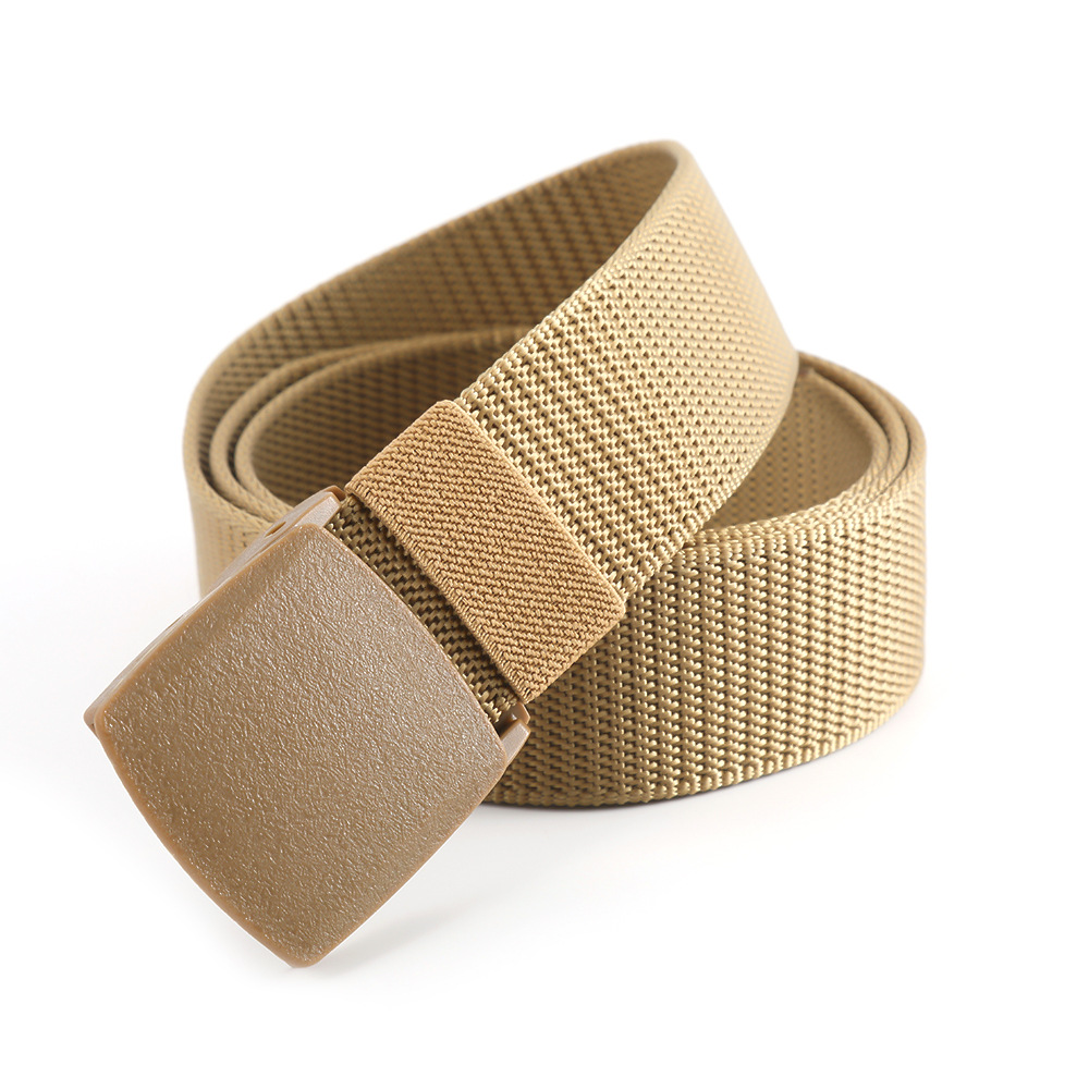 B09 Simple Casual Tactical Nylon-Style Belt with Plate Buckle - Image 5