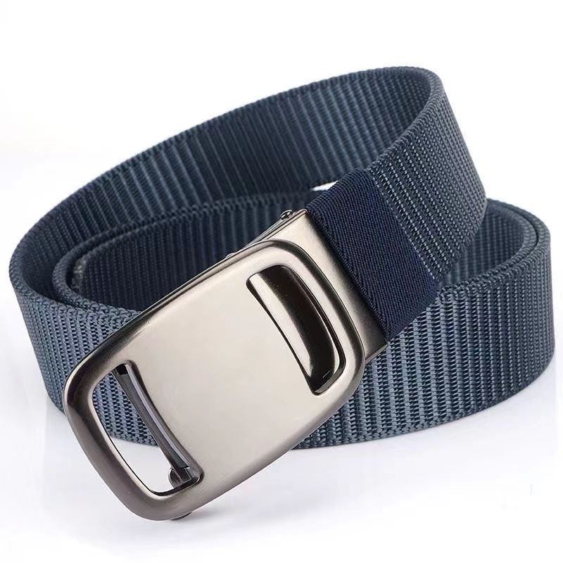B25 Automatic Buckle Nylon Canvas Casual Belt for Outdoor, Daily Wear & Military Training Style - Image 3