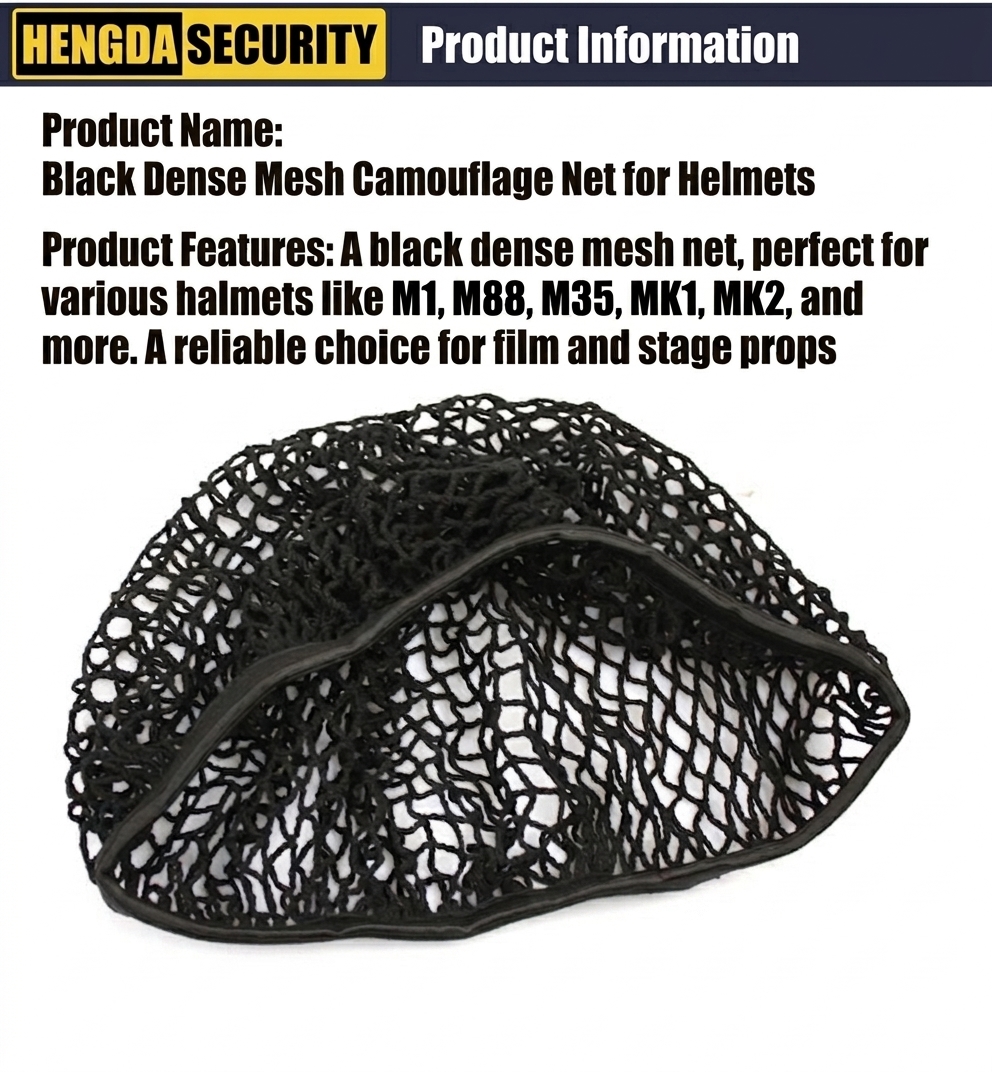 HC04 Close-Mesh Helmet Camouflage Net Cover for M88, M35, M1 and Similar Steel Helmets - Image 4