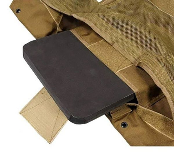 Bu02 Lightweight EVA Tactical Vest Liner Foam Shockproof Insert Pads - 2 Pieces - Image 3