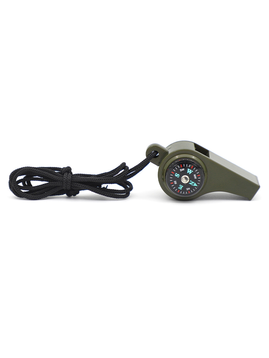 CG07 Three-in-One Outdoor Survival Whistle with Compass, Thermometer and Lanyard - Image 4