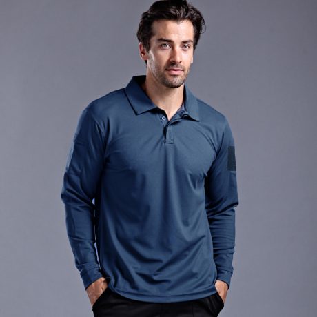 TSL08 Long-Sleeve Tactical Polo Shirt – Quick-Dry Outdoor Performance Top
