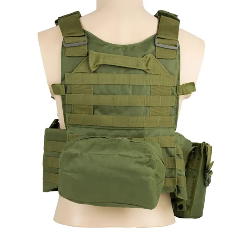 A03 Modular Tactical Vest with Front Utility Pouches and Adjustable Side Panels - Image 4