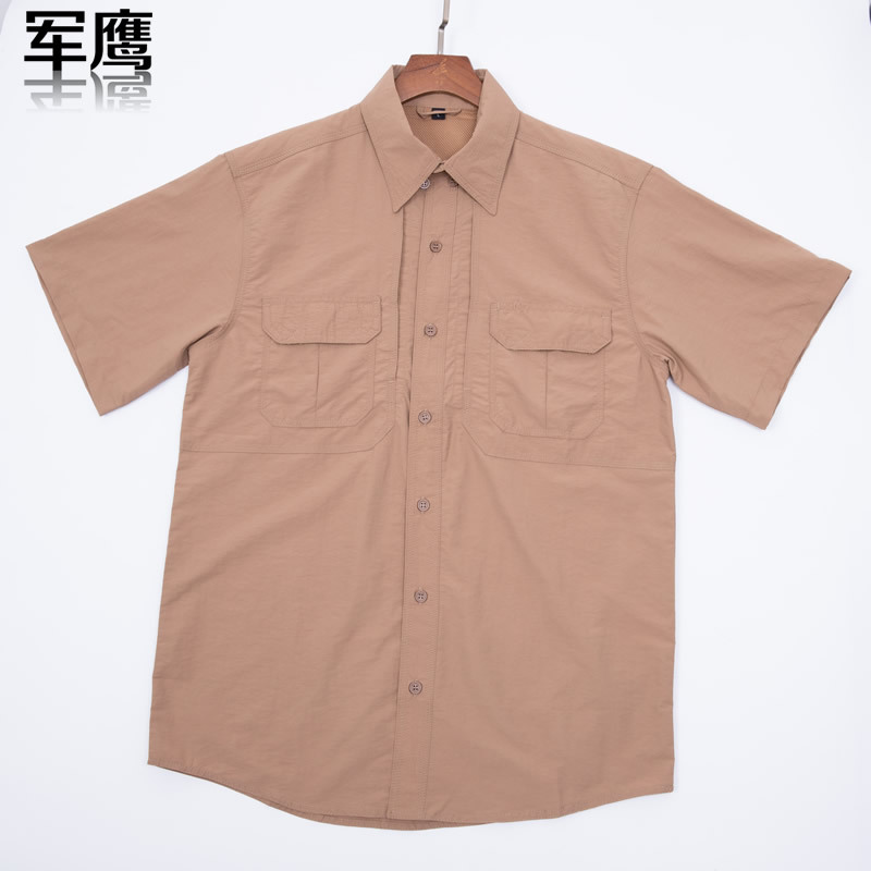 SHS10 511 Quick-Drying Tactical Short-Sleeved Shirt – Summer Breathable Military Fan Casual Special Service Work Shirt for Men - Image 4