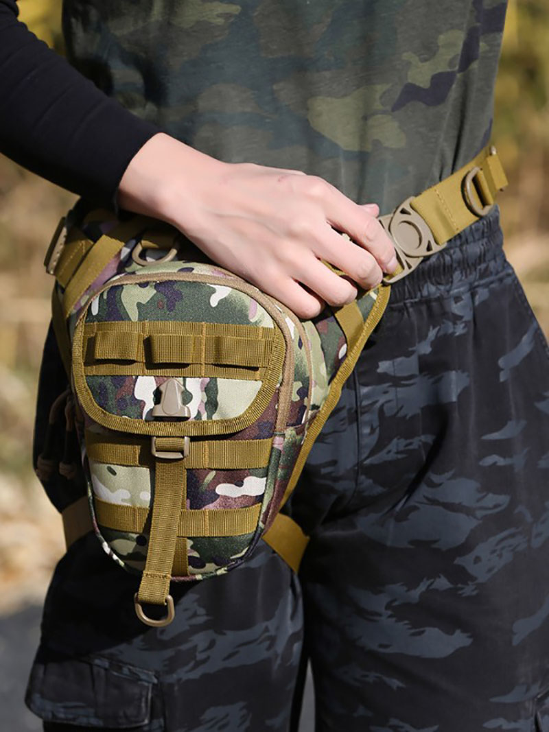 BG06 Tactical Waist and Leg Bag – Multifunctional Outdoor Riding Utility Bag - Image 5