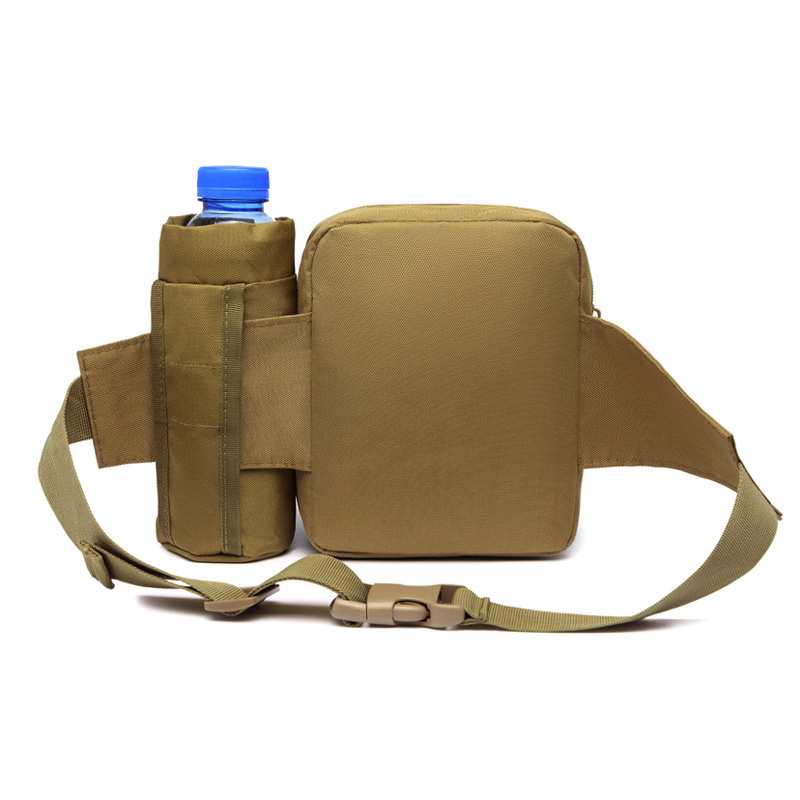 BG62 Multi-Functional Tactical Running Waist Bag with Hidden Water Bottle Holder and Anti-Theft Phone Pocket - Image 4