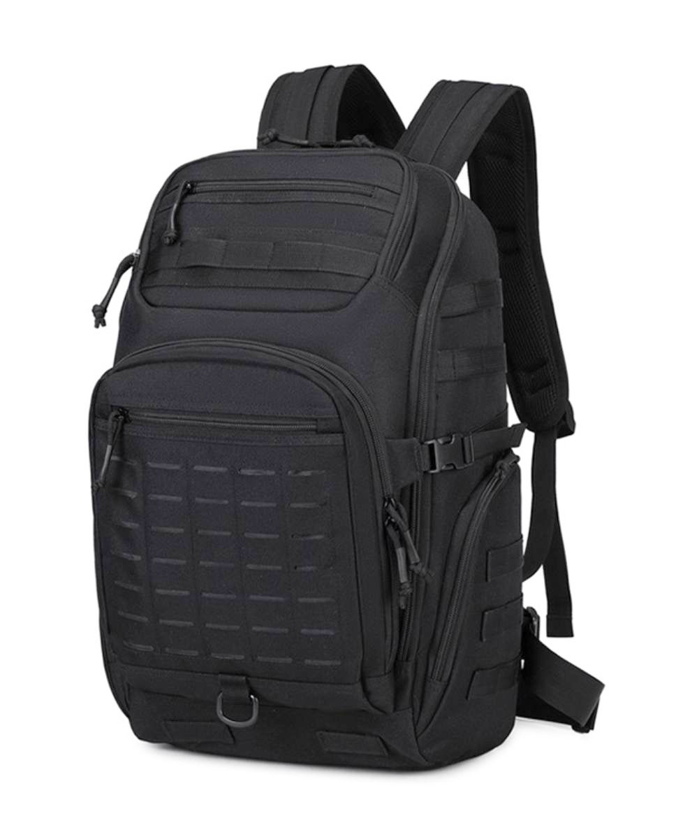BP05 Urban Outdoor Leisure Backpack - Large Capacity Black Travel, Hiking & Everyday Adventure Pack - Image 4