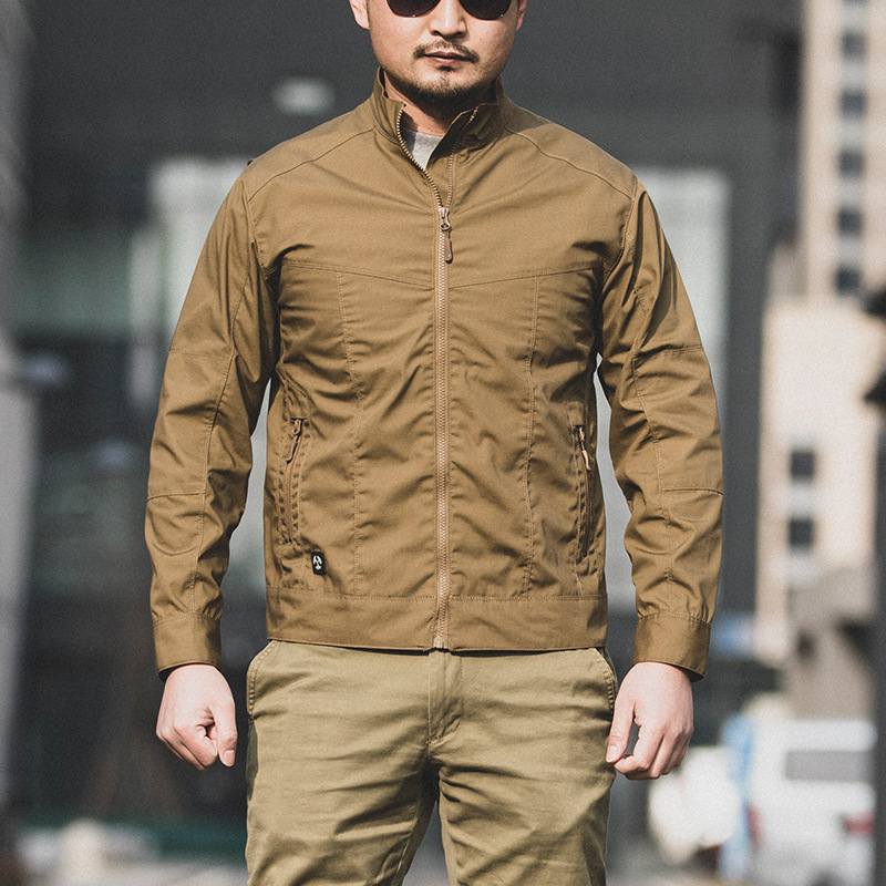 អាវជាក់ Softshell Tactical JK02 សម្រាប់បុរស មានហោប៉ៅ Camouflage និងរចនាបទ Urban Workwear - Image 4