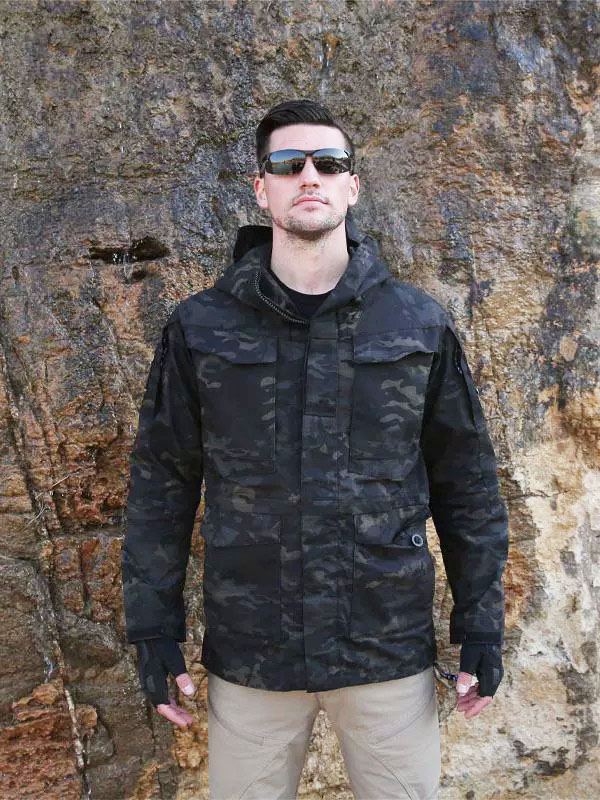 JK03 Archon M65 Tactical Windbreaker Jacket for Outdoor Training and Urban Utility - Image 4