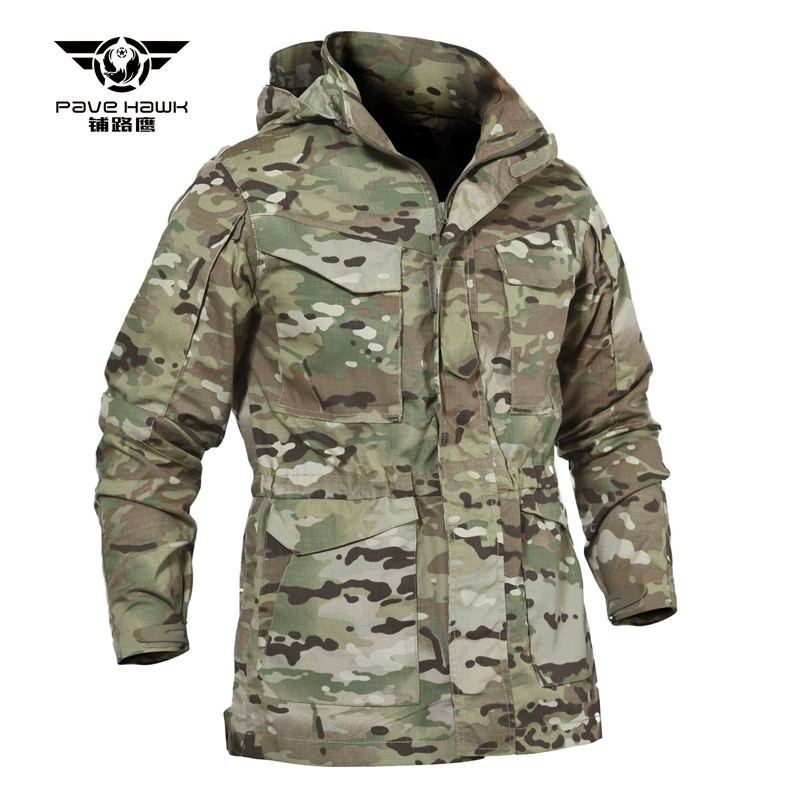 JK09 Paving Eagle Consul Tactical Trench Coat - Camouflage Outdoor Field Jacket - Image 4