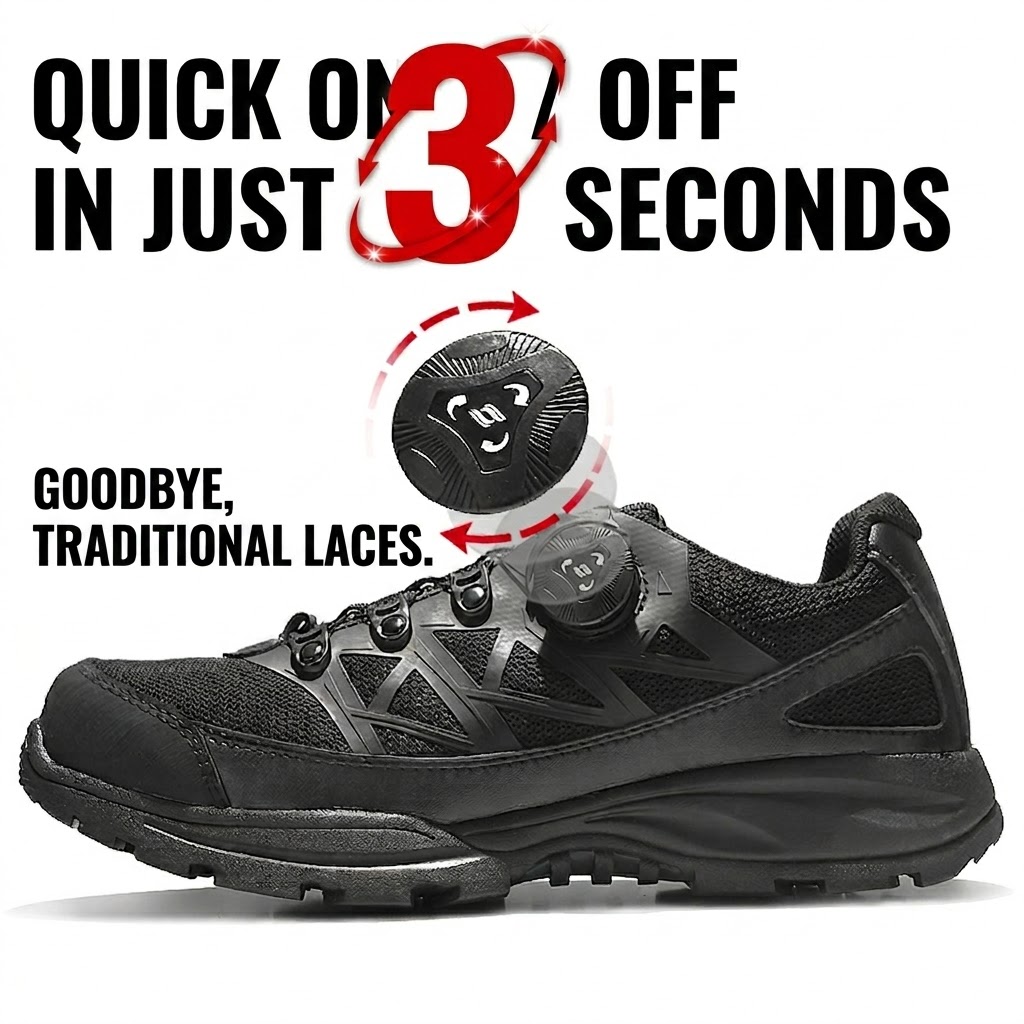 SH03 Archon Quick-Release Tactical Low-Top Boots – Waterproof, Non-Slip & Professional Outdoor Hiking Shoes - Image 4