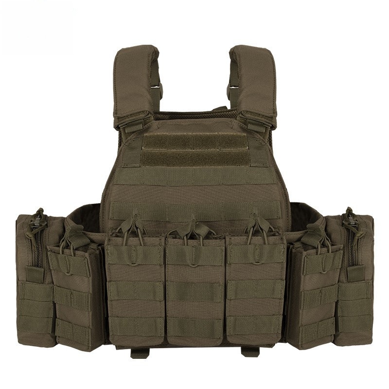 A04 Modular Detachable Tactical Vest with Front Utility Pouches and Side Storage Pockets - Image 4