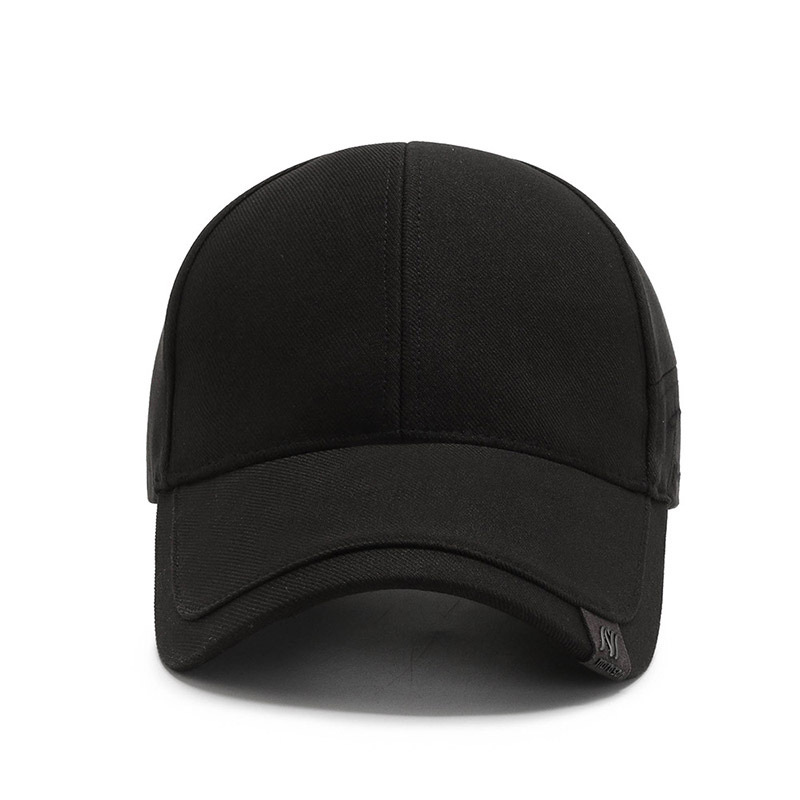 C16 Korean Style Large Brim Cotton Baseball Cap for Sun Protection - Image 4