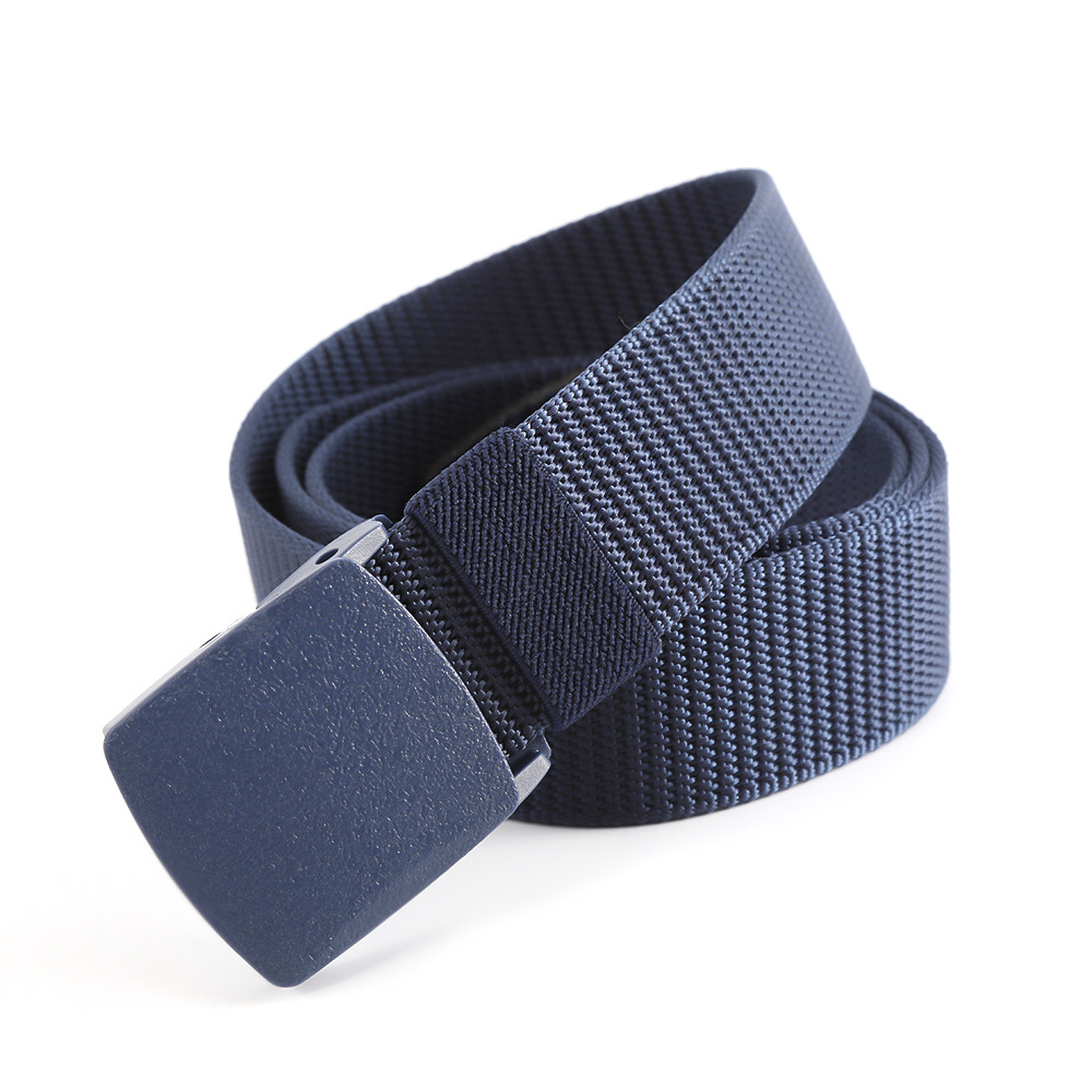 B09 Simple Casual Tactical Nylon-Style Belt with Plate Buckle - Image 6