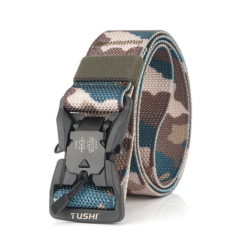 B12 Men's Magnetic Buckle Camouflage Tactical Belt - Image 2