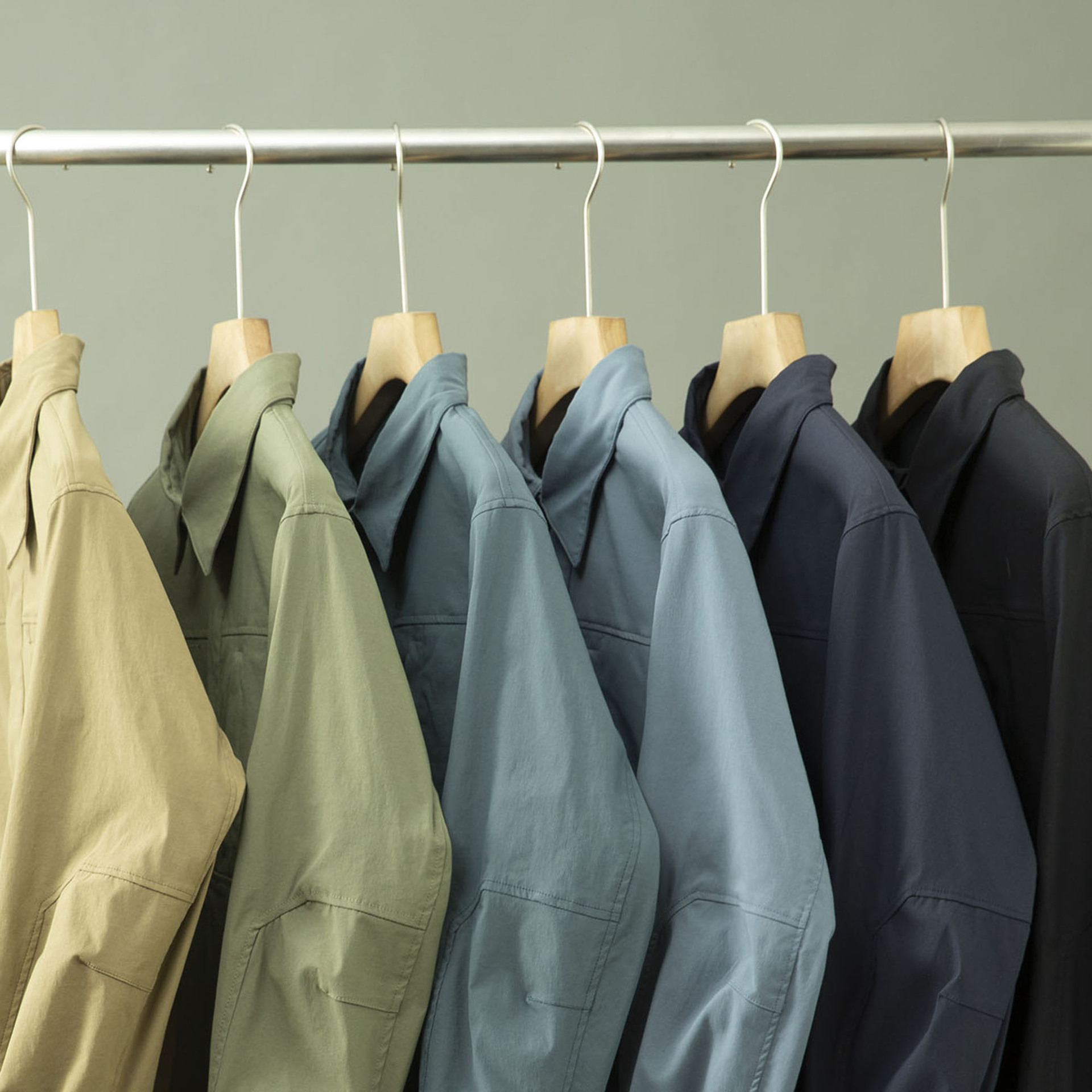 SHL30 Spring & Autumn Men's Commuter Shirt Jacket - Casual Retro Multi-Pocket Outdoor Top - Image 4